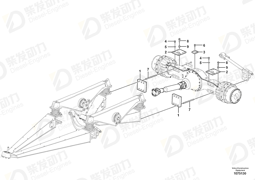 VOLVO Plate 16859457 Drawing