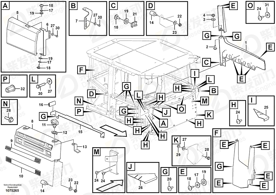 VOLVO Mirror plate 15154672 Drawing VOLVO Mirror plate 15154672 Drawing