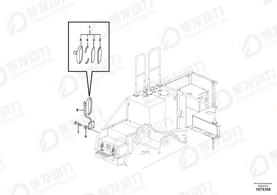 VOLVO Stay 14670703 Drawing