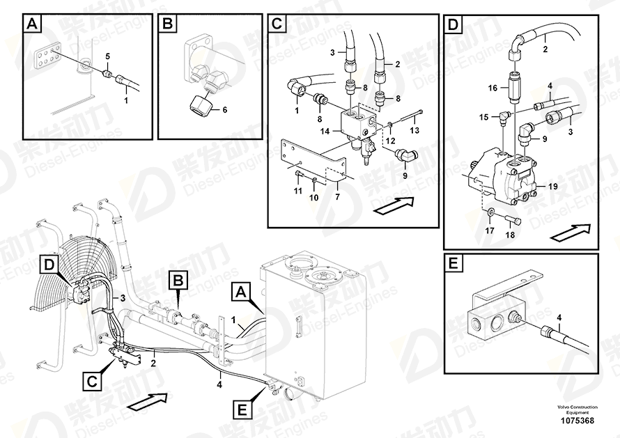 VOLVO Valve 14667363 Drawing