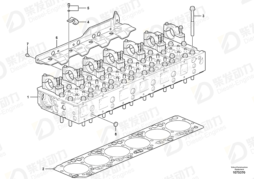 VOLVO Heat shield 22063557 Drawing VOLVO Heat shield 22063557 Drawing