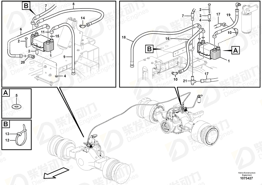 VOLVO Elbow nipple 13933918 Drawing