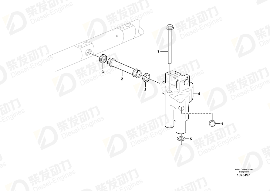 VOLVO Flange screw 984746 Drawing