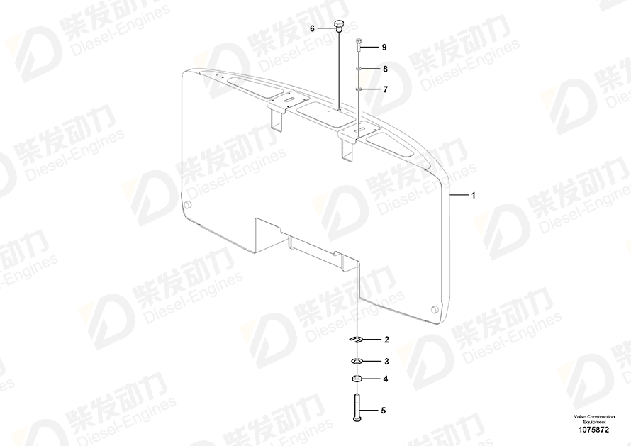 VOLVO Gasket kit 14542811 Drawing VOLVO Gasket kit 14542811 Drawing