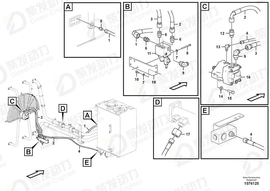 VOLVO Valve 14667362 Drawing