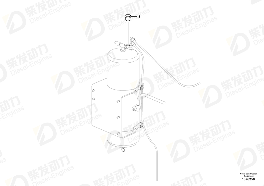 VOLVO O-ring 982628 Drawing