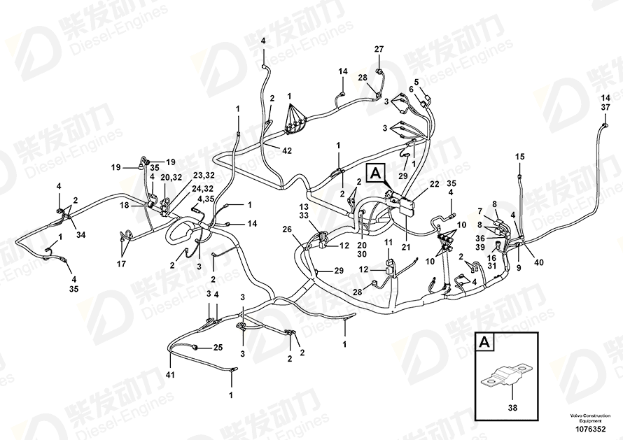 VOLVO Manifold 990472 Drawing