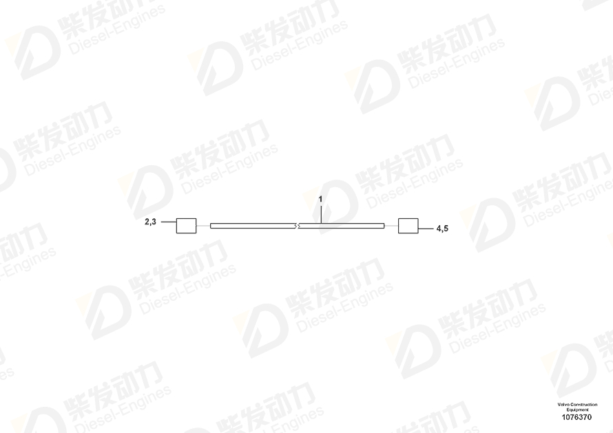 VOLVO Cable harness 14672399 Drawing VOLVO Cable harness 14672399 Drawing