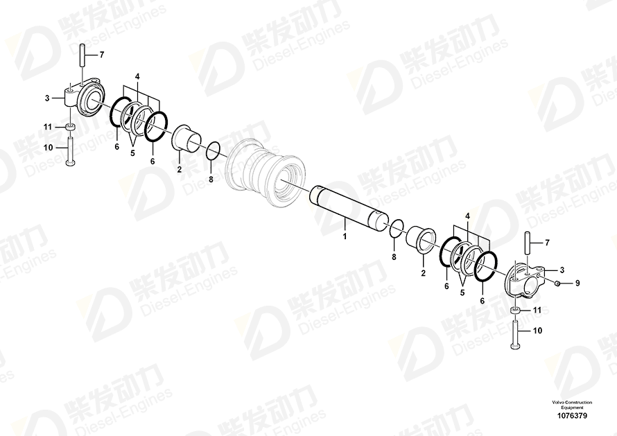 VOLVO Support 14665983 Drawing