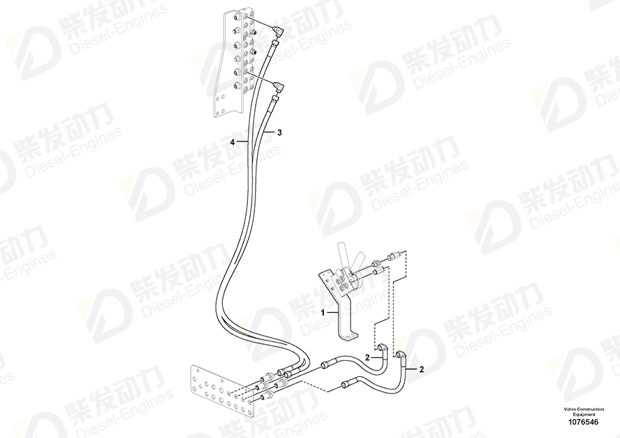 VOLVO Bracket 14676919 Drawing