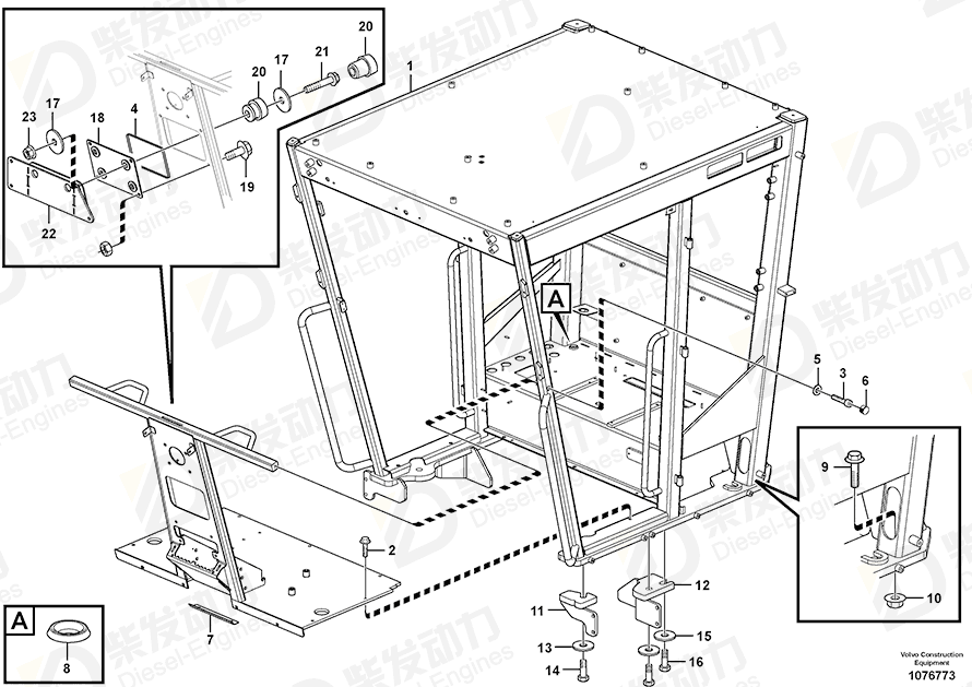 VOLVO Screw 13944938 Drawing