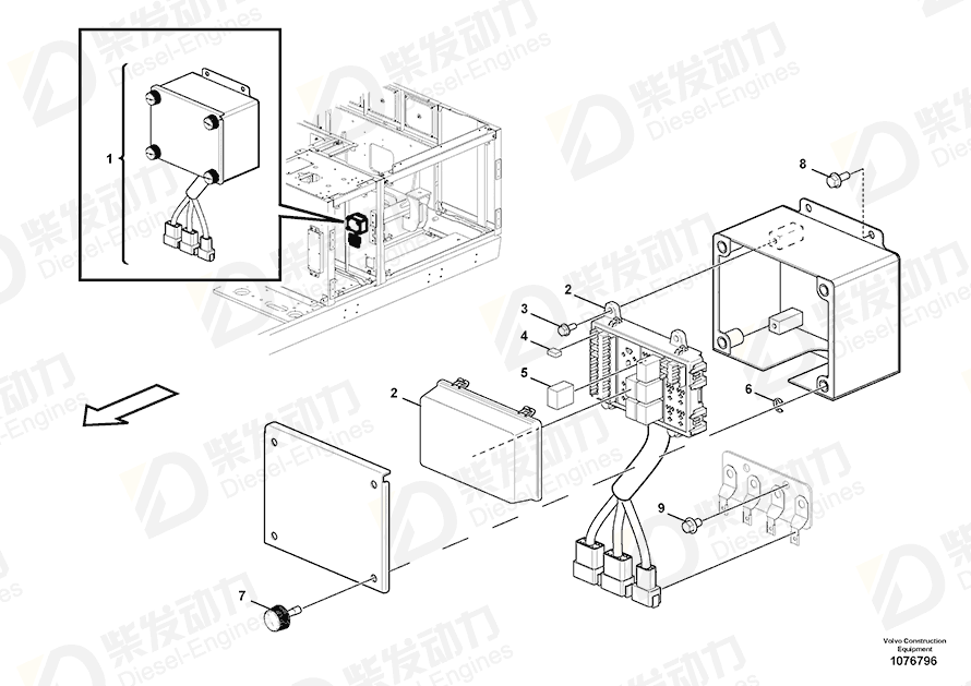 VOLVO Box 14683233 Drawing