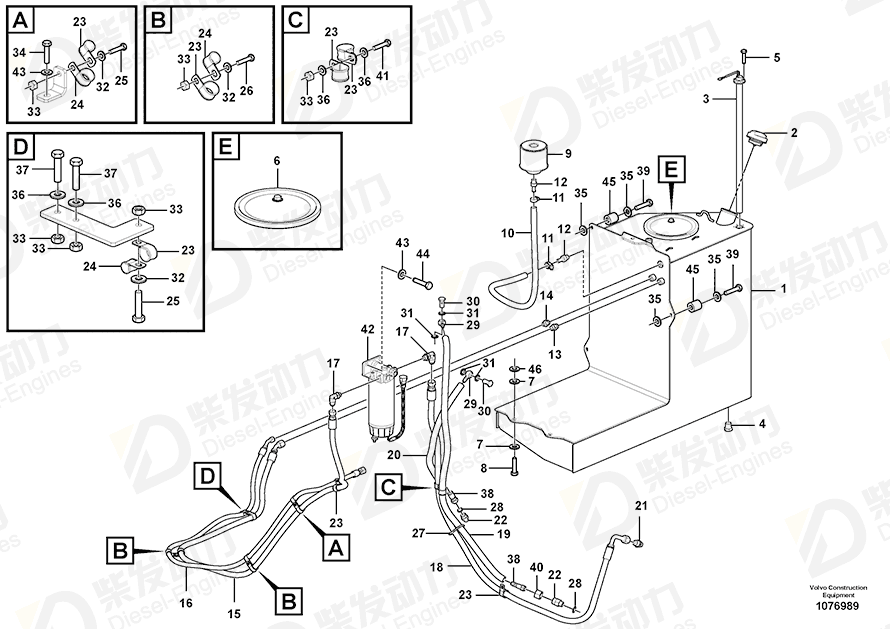 VOLVO Nipple 11062251 Drawing