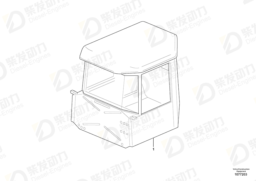 VOLVO Cab 11294035 Drawing