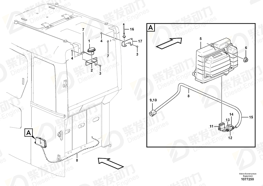 VOLVO Housing 14606664 Drawing