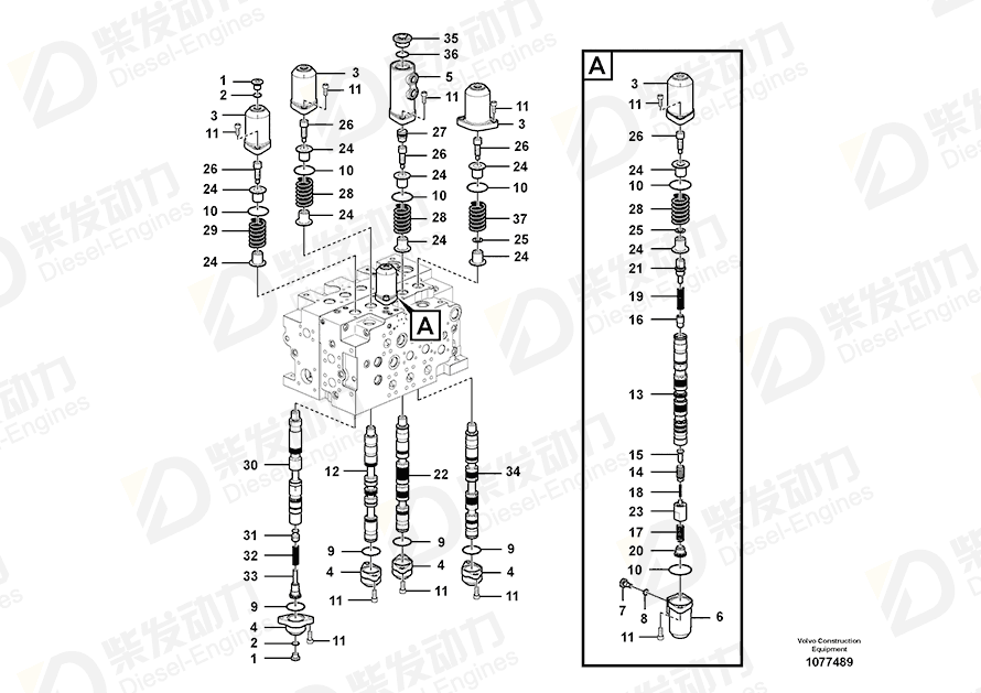 VOLVO Seat 14577769 Drawing