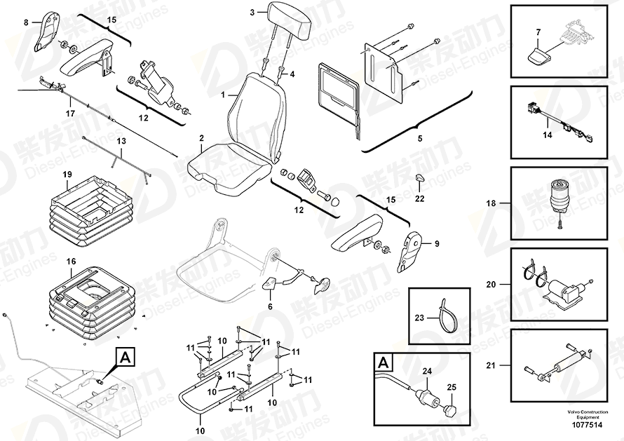 VOLVO Cable harness 17405567 Drawing