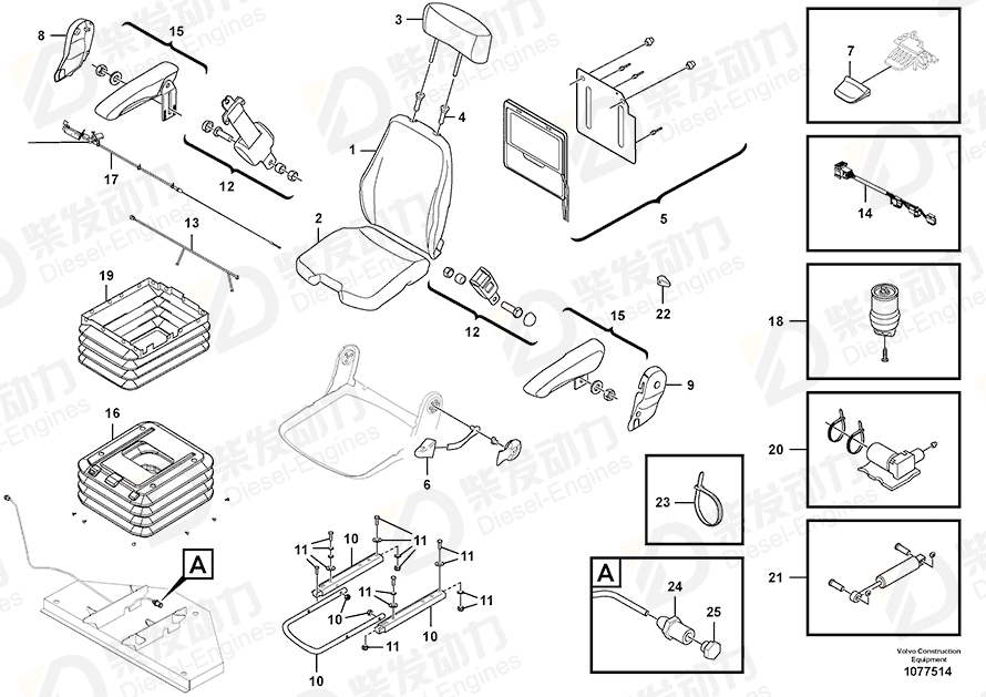 VOLVO Bellows kit 17368669 Drawing VOLVO Bellows kit 17368669 Drawing