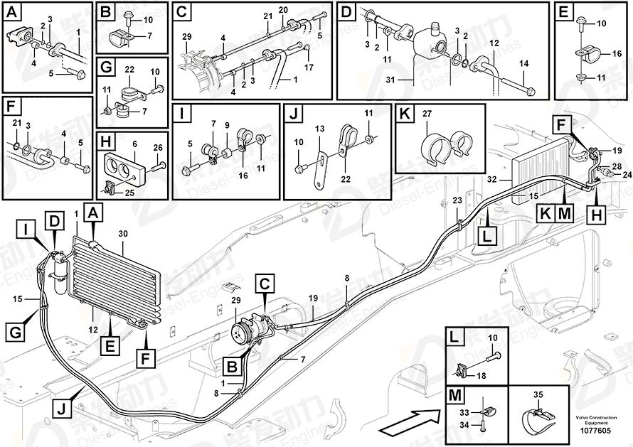 VOLVO Safety valve 15031146 Drawing