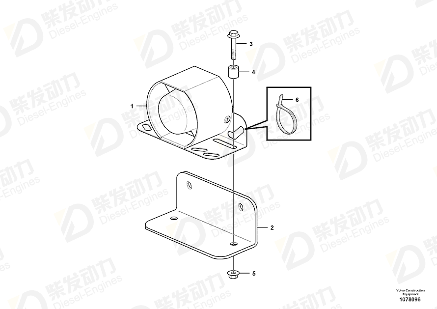 VOLVO Cable harness 17223397 Drawing