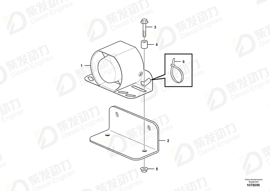 VOLVO Cable harness 17223397 Drawing VOLVO Cable harness 17223397 Drawing