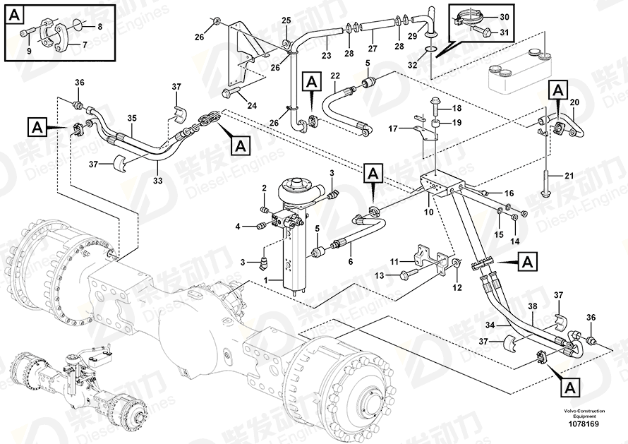 VOLVO Pipe 16230485 Drawing