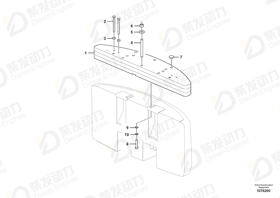 VOLVO Hexagon screw 992982 Drawing