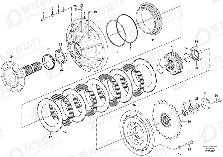 VOLVO Plug 984645 Drawing