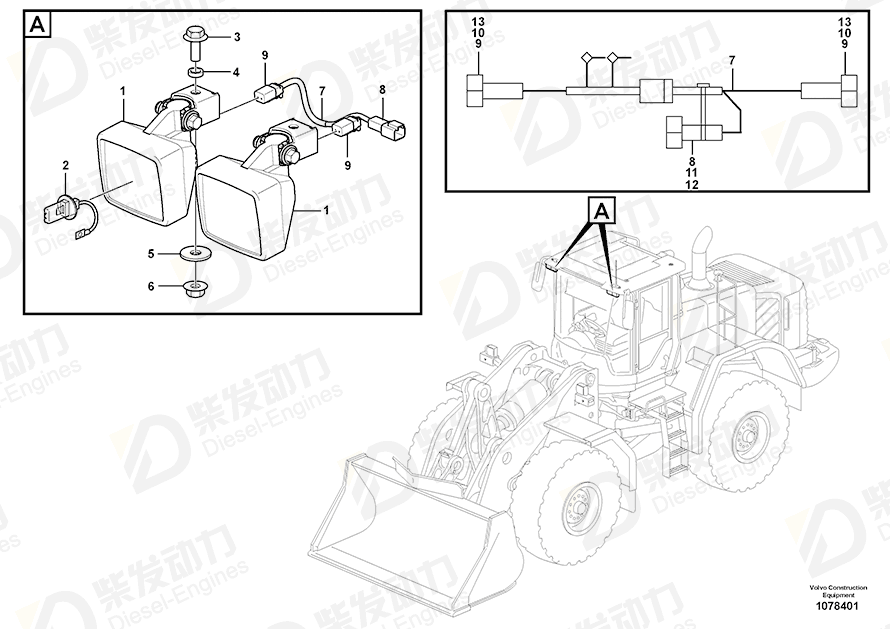 VOLVO Connector 14370761 Drawing