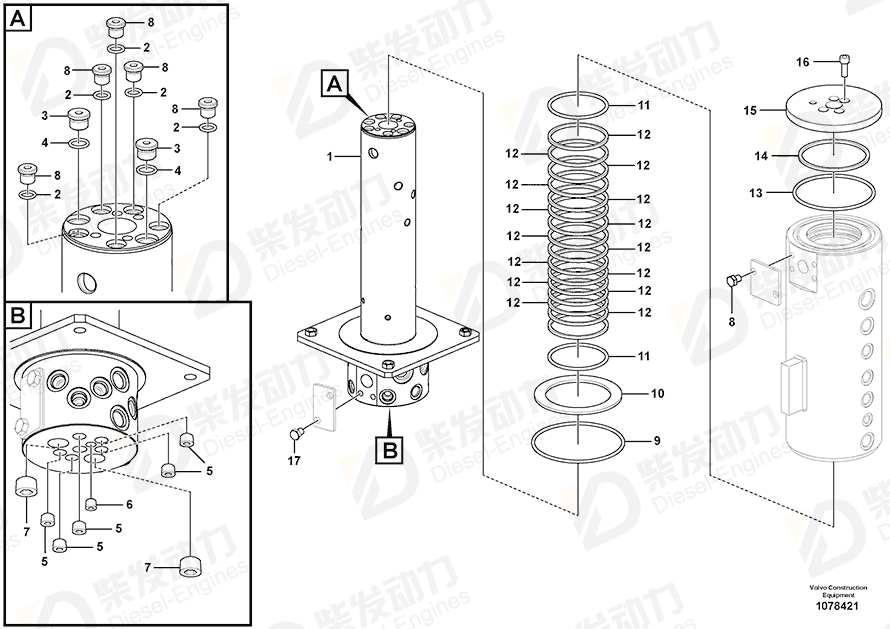 VOLVO Oil Seal 990651 Drawing