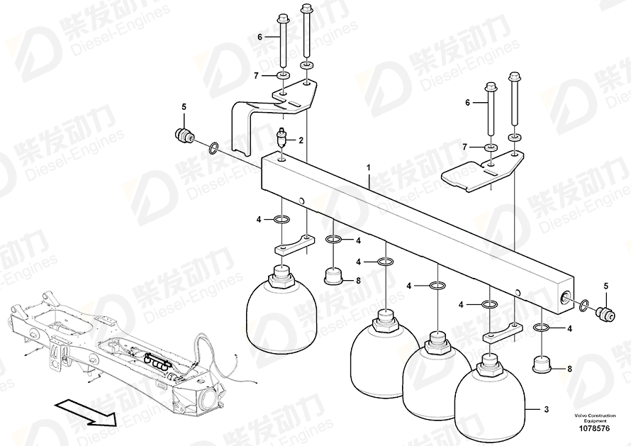 VOLVO Block 17224529 Drawing