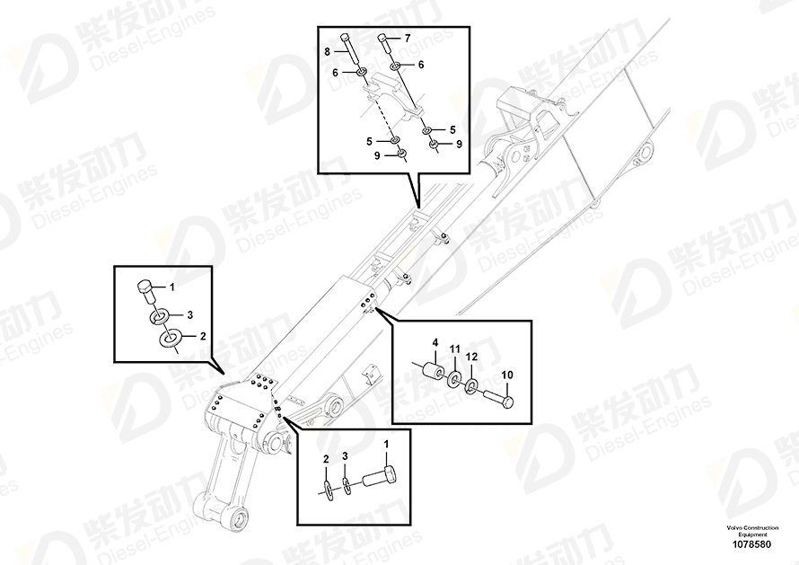 VOLVO Hexagon screw 991639 Drawing