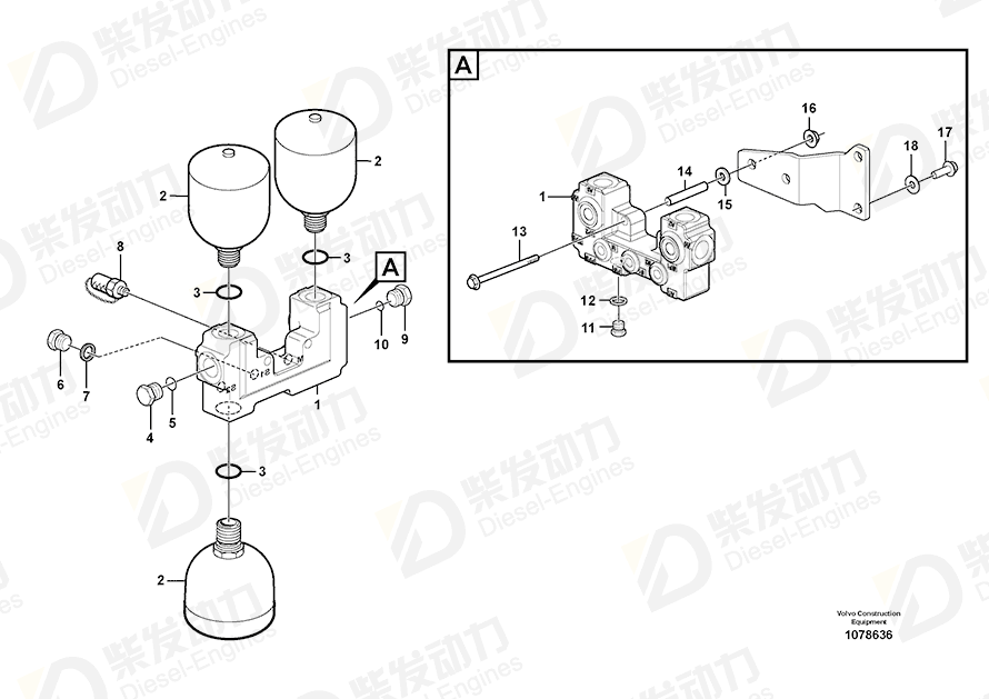 VOLVO Plug 968612 Drawing