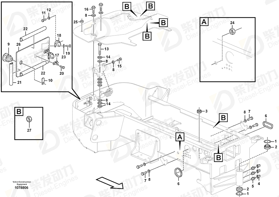 VOLVO Tool retainer 11115612 Drawing VOLVO Tool retainer 11115612 Drawing