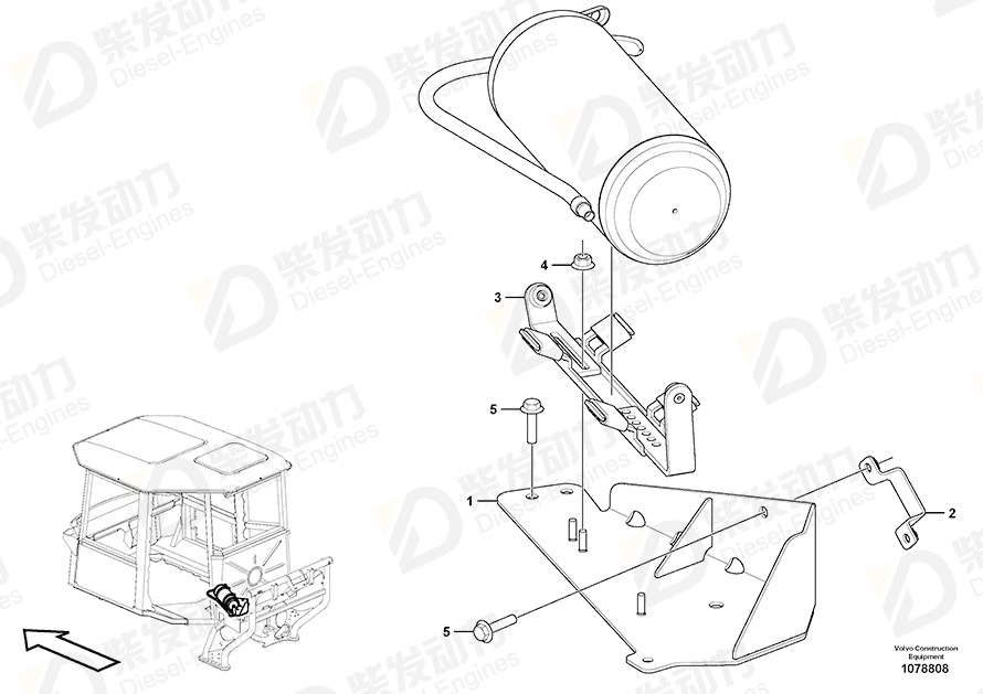 VOLVO Clamp 16885517 Drawing