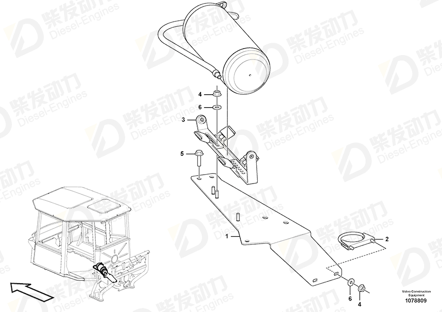 VOLVO Bracket 16882940 Drawing