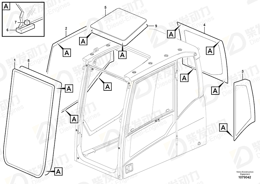 VOLVO Sealing 14678413 Drawing