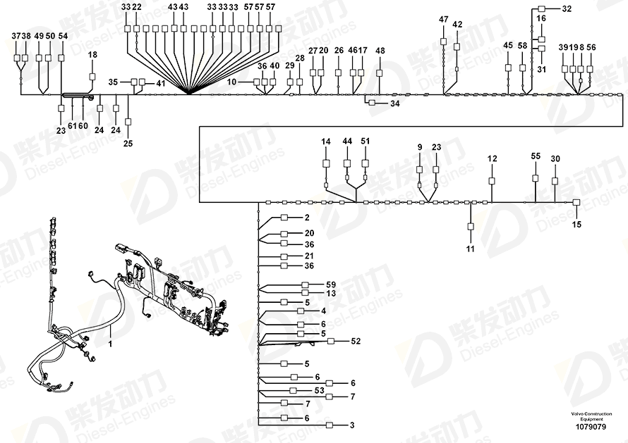 VOLVO Connector 70377146 Drawing