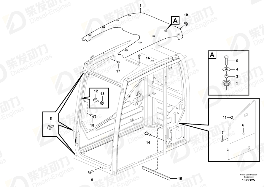VOLVO Panel 14692189 Drawing
