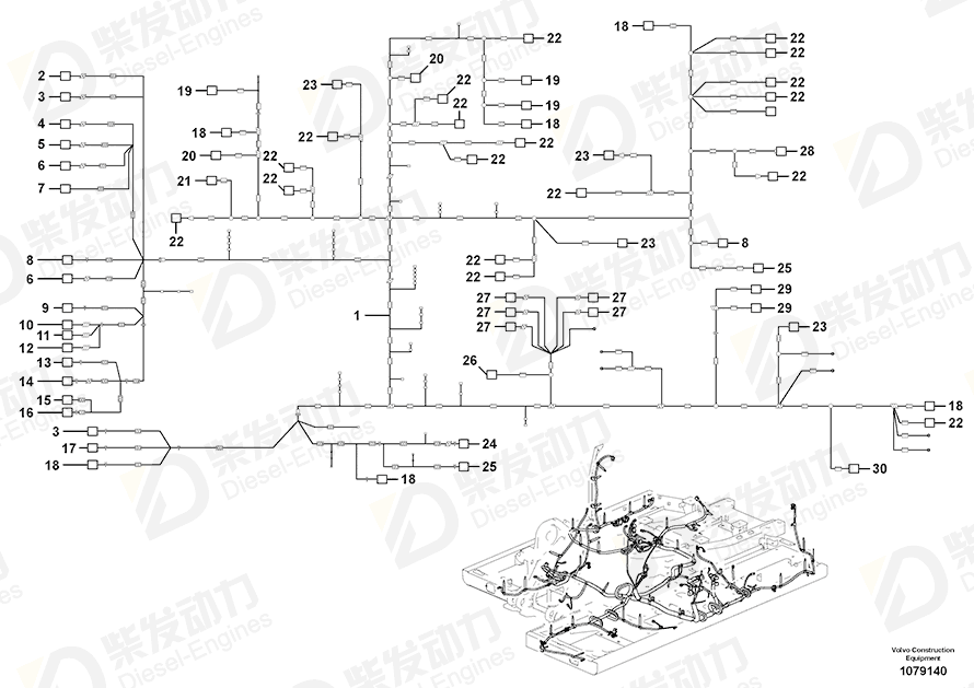 VOLVO Sealing 14569626 Drawing