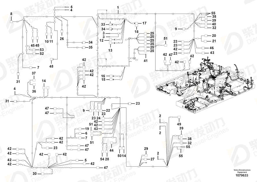 VOLVO Cable terminal 973121 Drawing