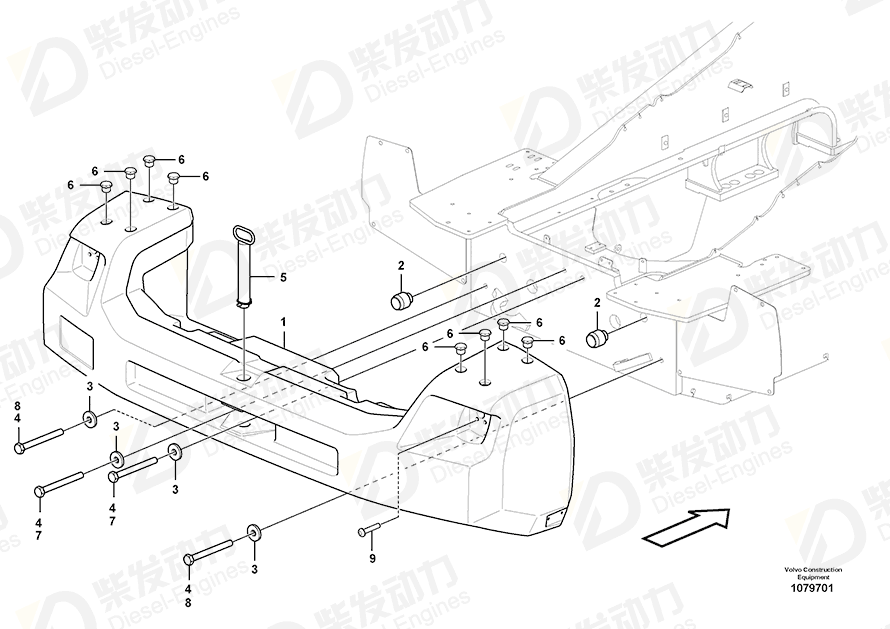VOLVO Washer 11055617 Drawing