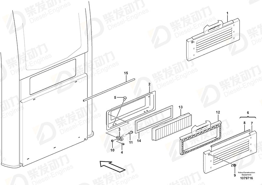 VOLVO Six point socket screw 969420 Drawing