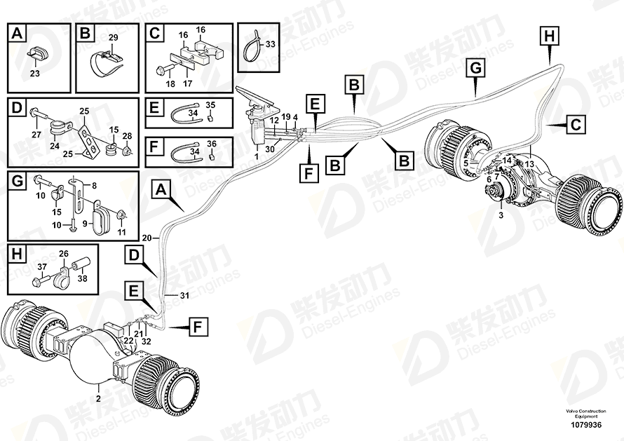 VOLVO Nipple 938031 Drawing