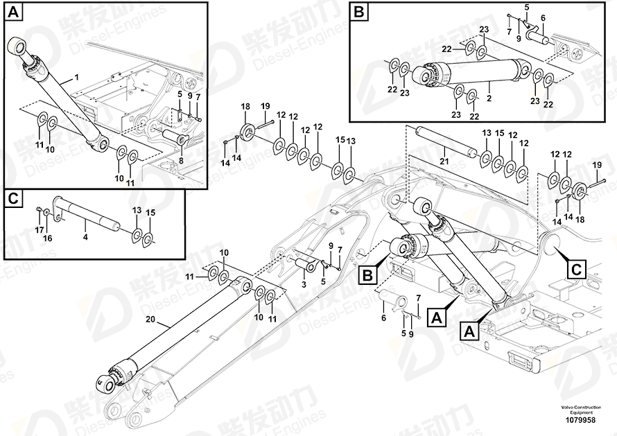 VOLVO Pin 14543949 Drawing