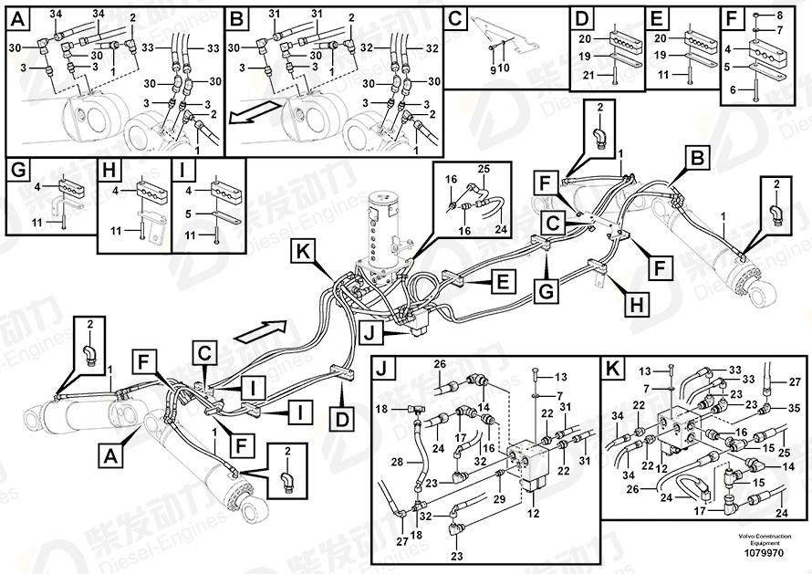 VOLVO Nipple 935090 Drawing