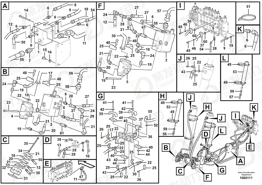 VOLVO Rubber clamp SA1142-03950 Drawing