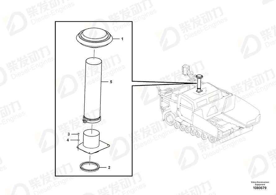 VOLVO Hexagon screw 955295 Drawing