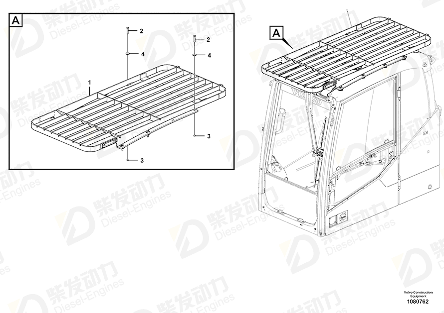 VOLVO Hexagon screw 983255 Drawing