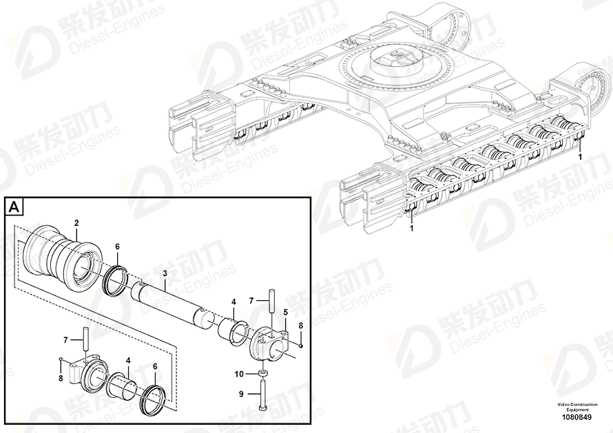 VOLVO Support 14674552 Drawing